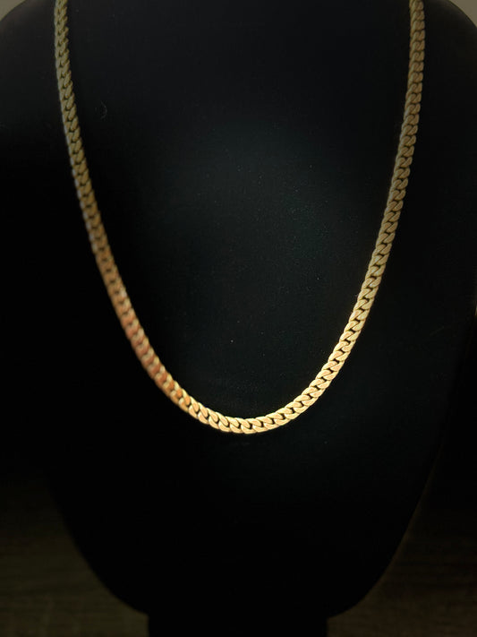 14k Yellow Gold Cuban Link Chain