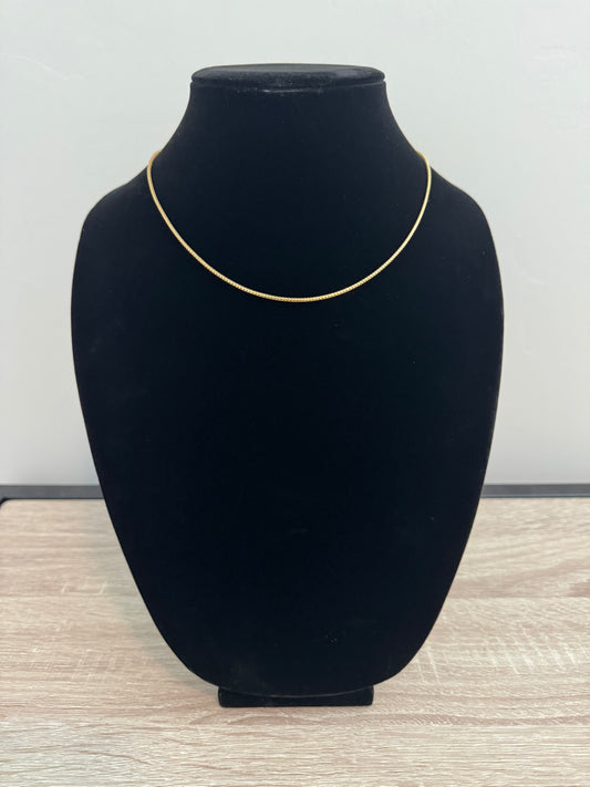 14k Diamond Cut Solid Yellow Gold Franco Chain